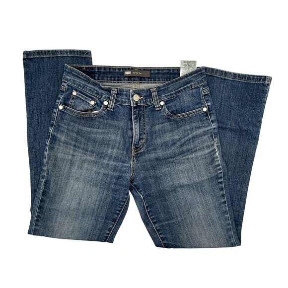 Levi’s Mid-Rise Skinny Jeans Blue Denim - Size 28 - Picture 2 of 9